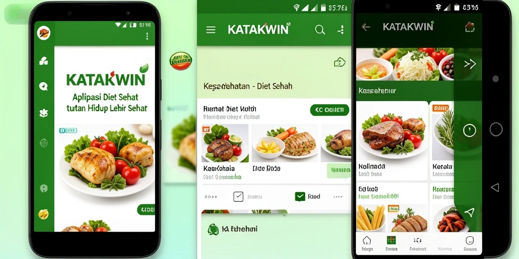 Tampilan antarmuka KATAKWIN yang sederhana dan informatif.