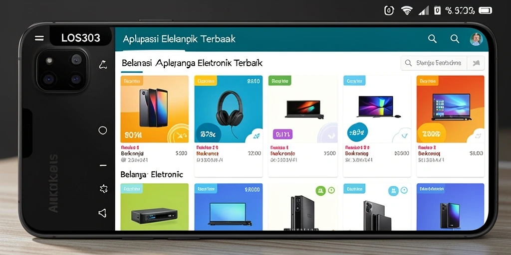 Tampilan antarmuka utama aplikasi LOS303 yang modern dan menarik.